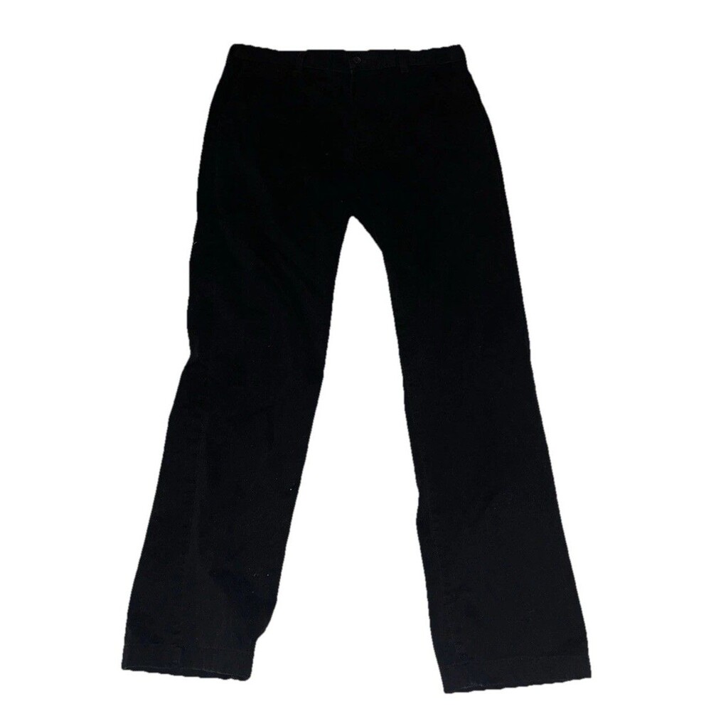 George 34/32 Black Pants Cotton/Polyester